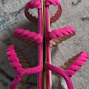 Stuart Weitzman Suede Sandals Sz 9.5